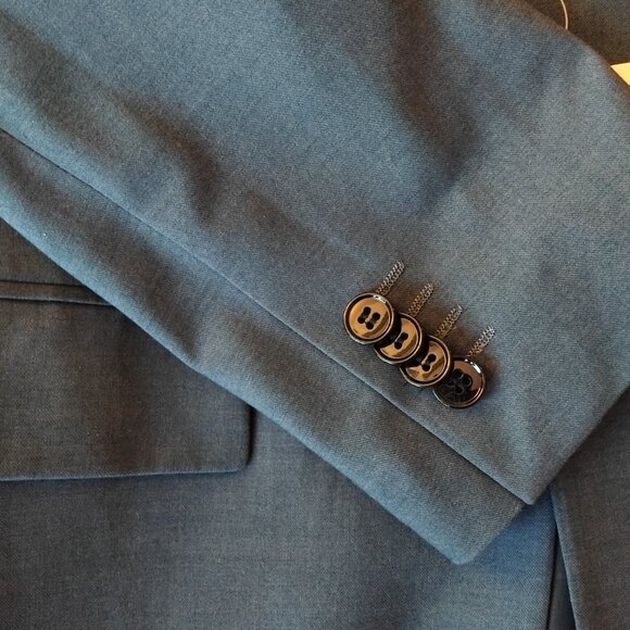 H&M Blue Grey Blazer - Size US 38R / EUR 48 - Picture 3 of 4